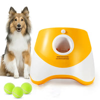 Automatic Tennis Ball Launcher for Dogs – Electric Ball Thrower for Solo & Interactive Play